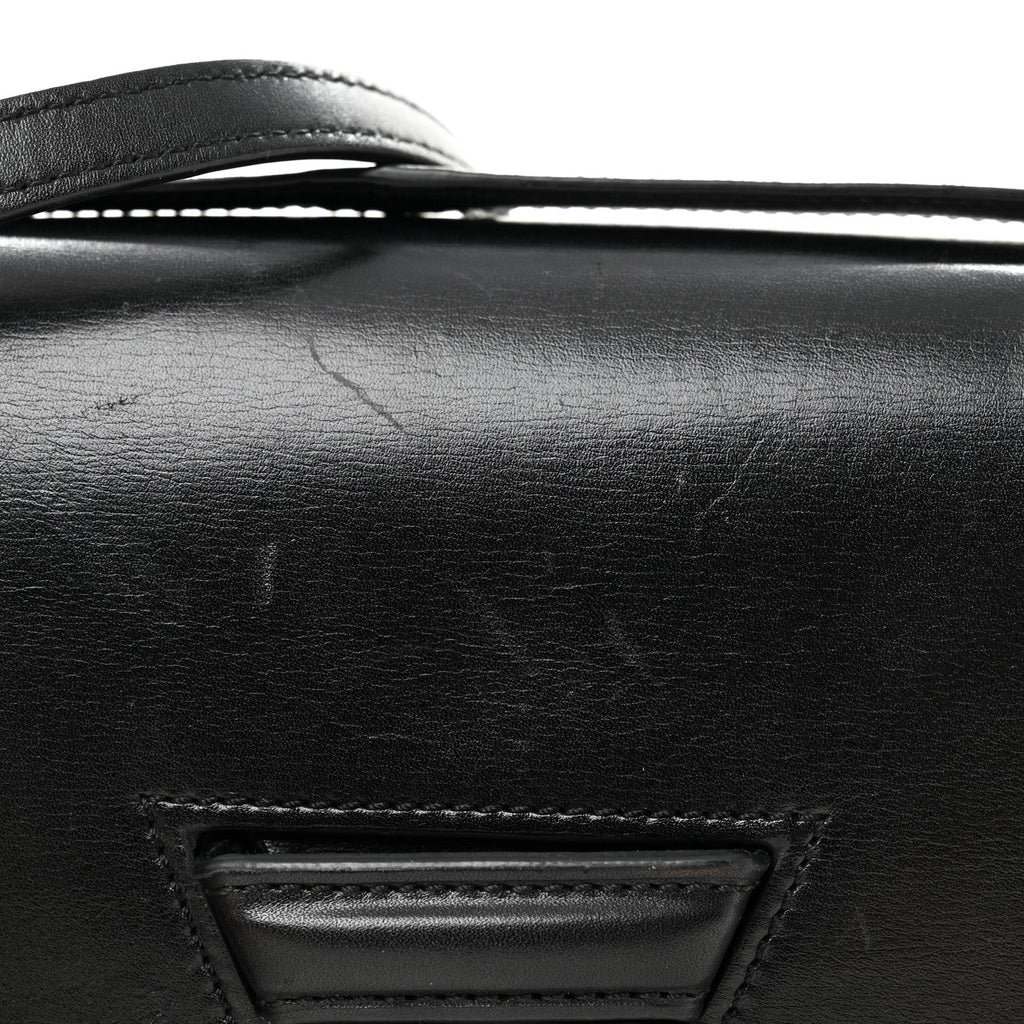 Calfskin Small Barcelona Shoulder Bag Black