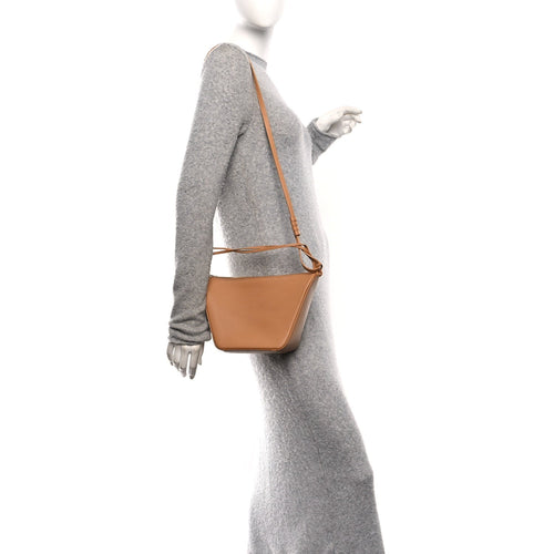 Calfskin Mini Hammock Hobo Tan