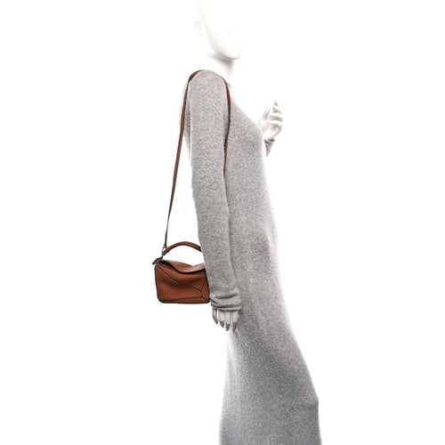 Calfskin Mini Puzzle Bag Tan