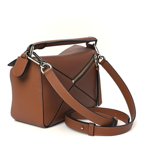 Calfskin Small Puzzle Bag Tan