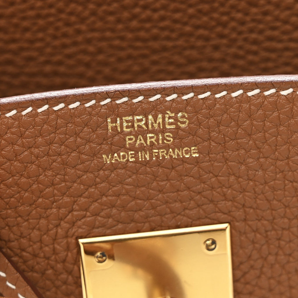 Togo Birkin 30 Gold