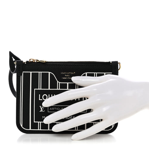 Calfskin Neverfull Inside Out BB Pochette Black